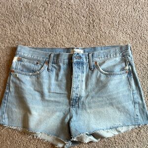 Madewell Light Blue Denim Women's Shorts